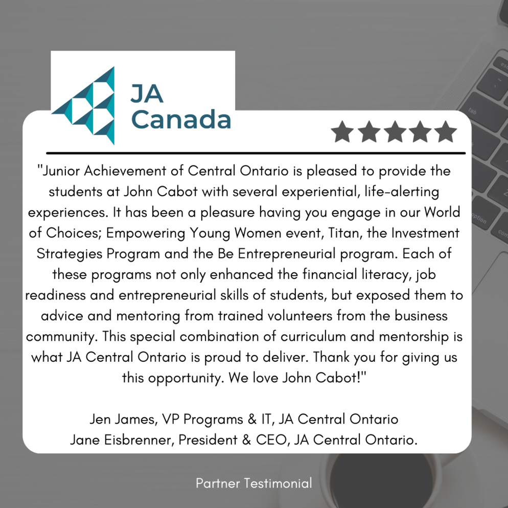Testimonial graphic