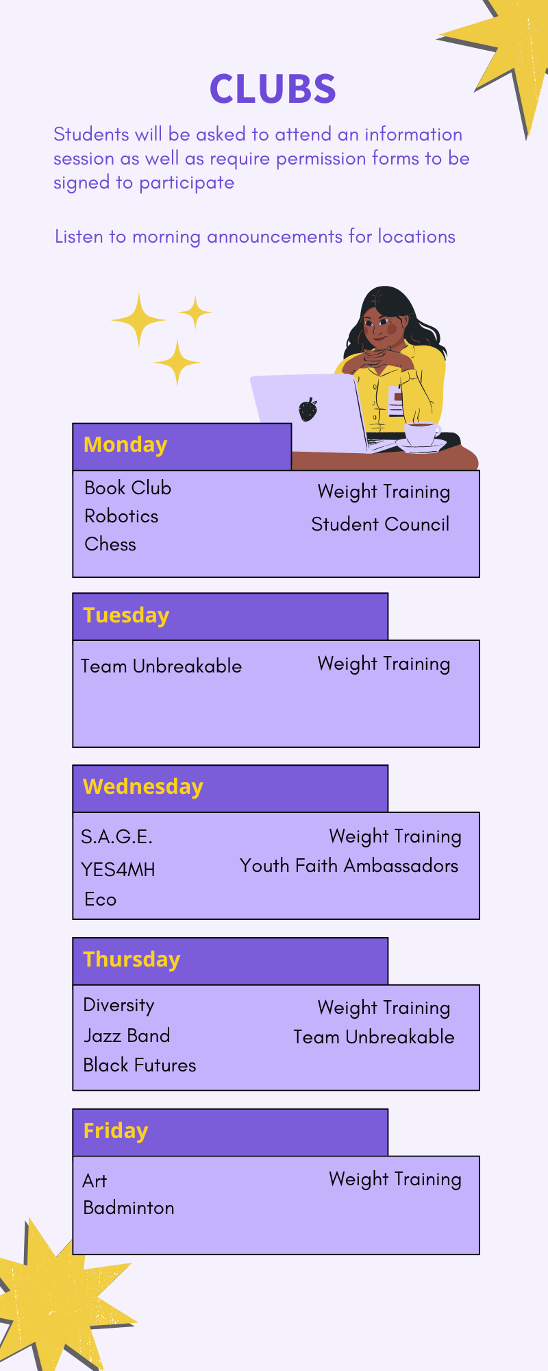 Clubs graphic