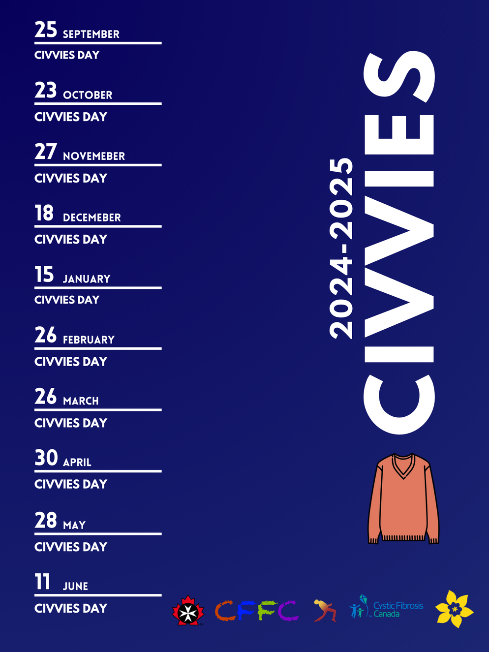 John Cabot - Civvies graphic
