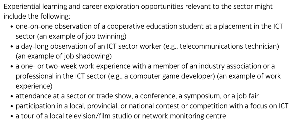 ICT SHSM description graphic page 2