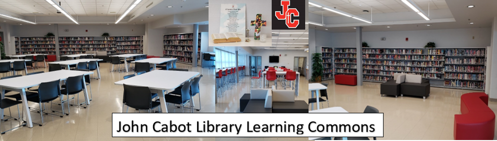 John cabot learning commons banner